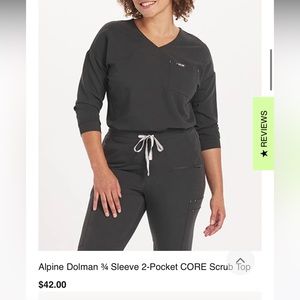 Dolan 3/4 Sleeve Scrub Top